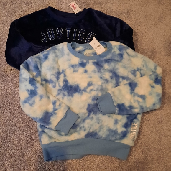 Justice Other - !NEW! Justice Plush Sweatshirts- 2 pack! ACCEPTING OFFERS!!
